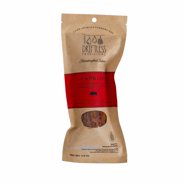 salami chorizo front view