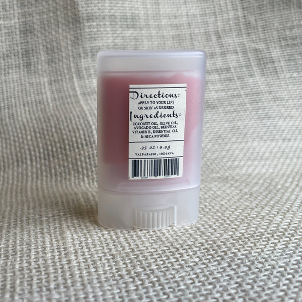 lip balm- peppermint- back