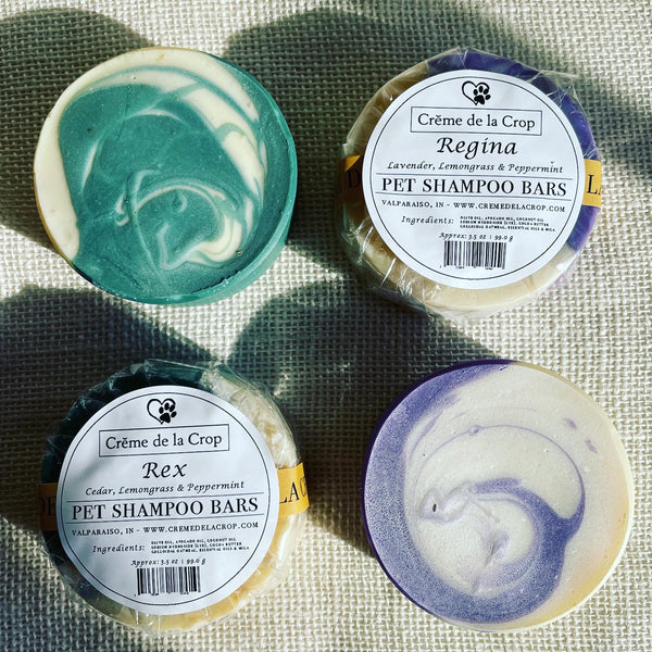 dog shampoo bars-zero waste-eco friendly-handcrafted-handmade-essential oils-front
