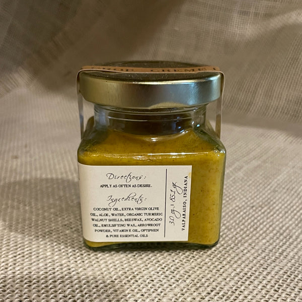 Face Mask Exfoliant Illuminate Skin Polish - Turmeric 3 oz side
