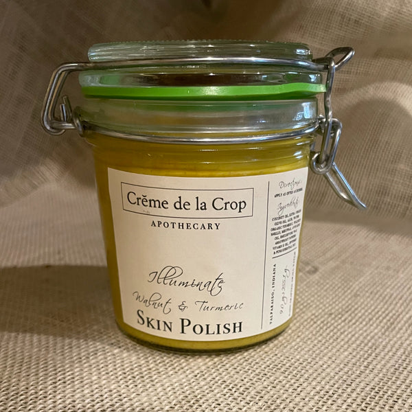 Face Mask Exfoliant Illuminate Skin Polish - Turmeric 3 oz front
