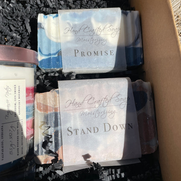 tribute box- close up