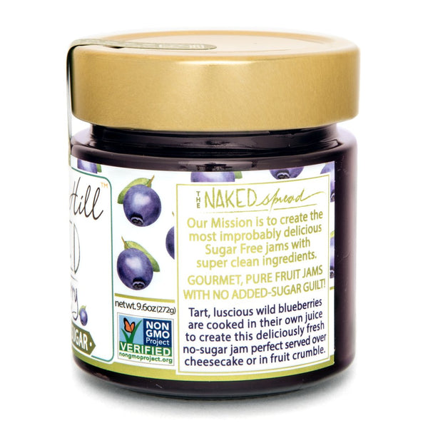 blueberry - spread- side