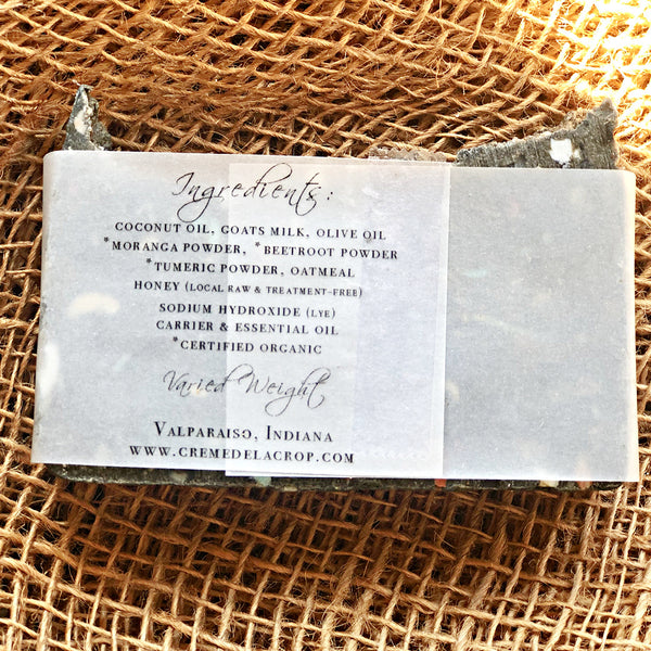 Soap - Signature - "The Everything Bar" - Goat Milk - Honey - Turmeric back