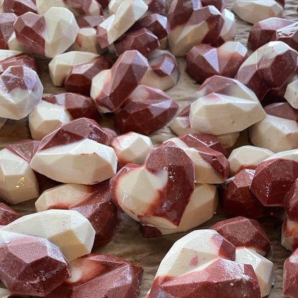 heart soap-handcrafted-handmade-essential oils-group