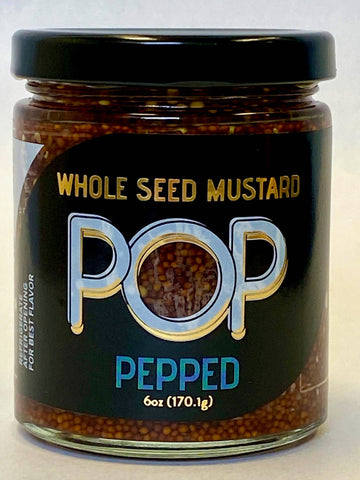 Pop Pepped whole seed mustard