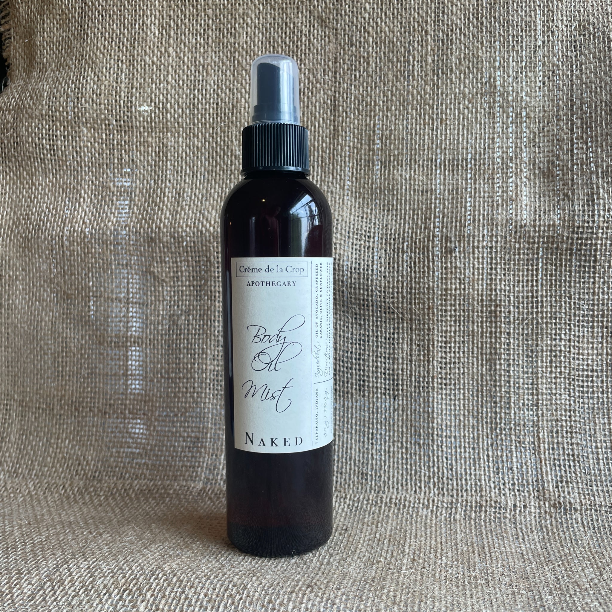 body oil mist naked Olive, Karanja, Avocado, Grapeseed, and Sunflower front