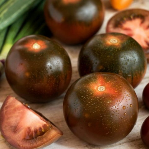 Vegetables: Tomato (Slicing), Black Prince - Solanum Lycopersicum