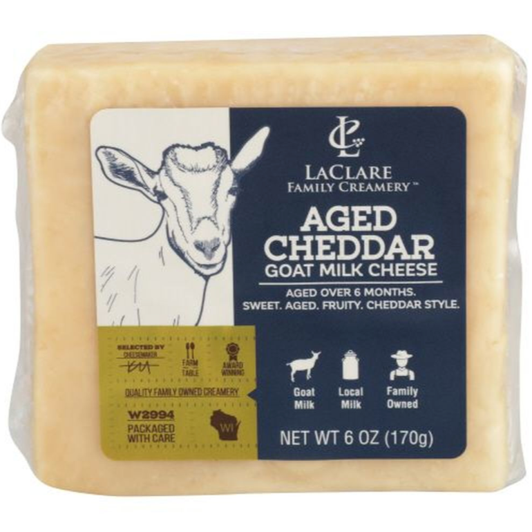 Goats Milk Aged Cheddar Cheese - 6 oz