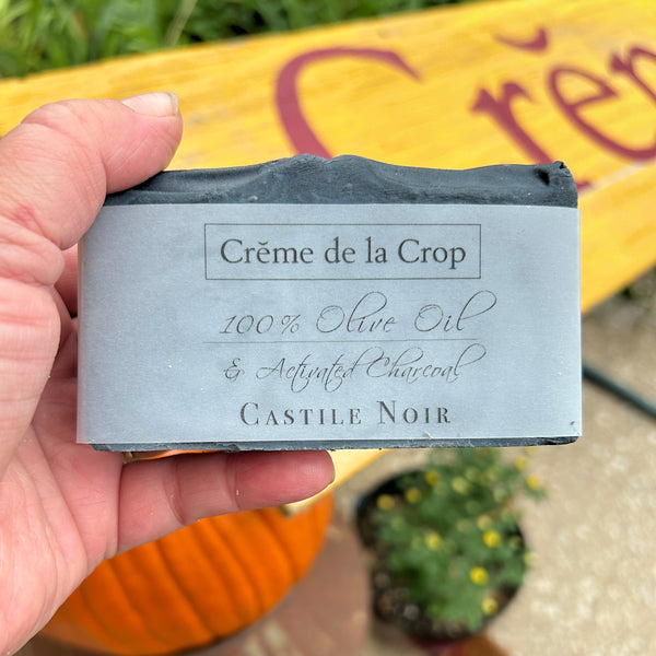 Hand Crafted Soap - 100% Olive Oil and Activated Charcoal - Fragrance Free