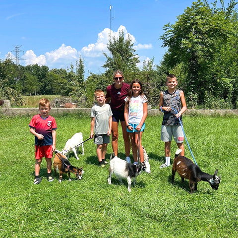 Goat Walking - Fun Activity + Education:  Wednesday, September 24th, 1:00 - 2:00 pm