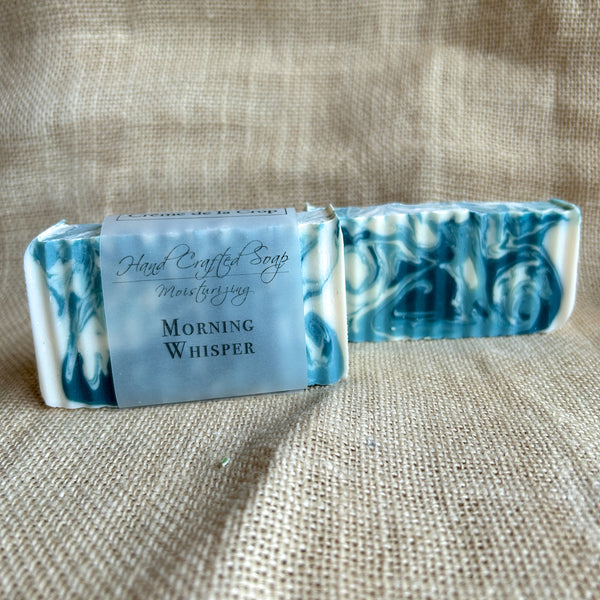 Hand Crafted Soap - Morning Whisper (Grass, Eucalyptus, Mint, Gardenia, Lemongrass)