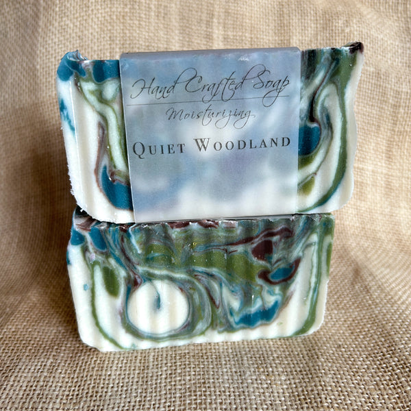 Hand Crafted Soap - Quiet Woodland (Moss, Cedarwood, Rich Earth, Juniper)