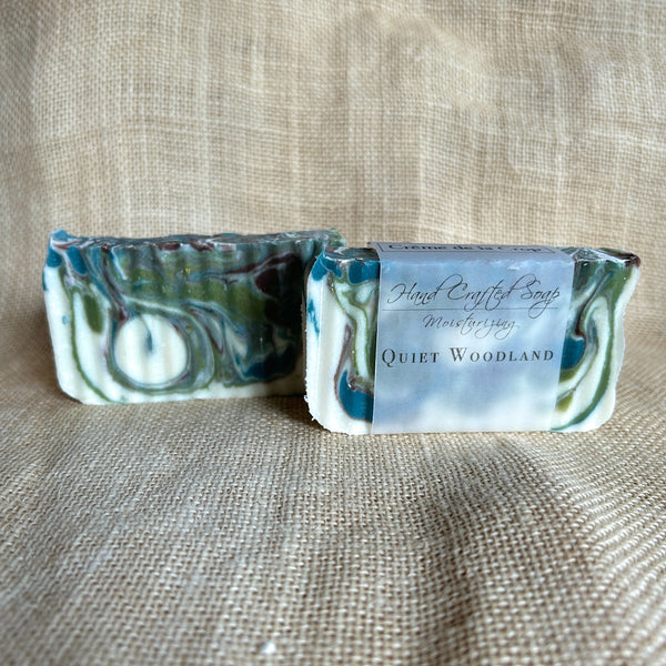 Hand Crafted Soap - Quiet Woodland (Moss, Cedarwood, Rich Earth, Juniper)