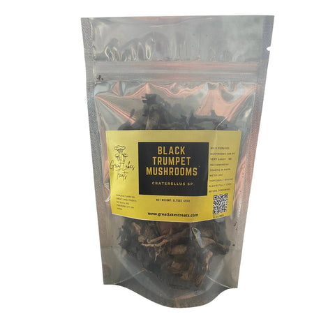 black trumpet mushrooms-image