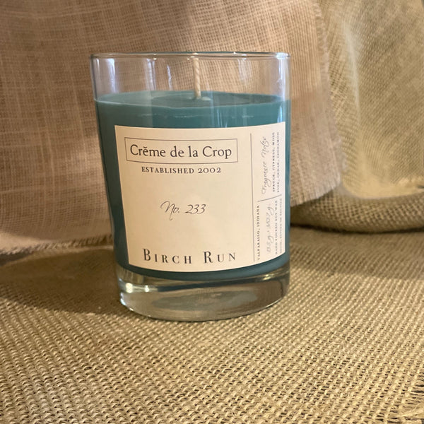 birch run- soy candle- front