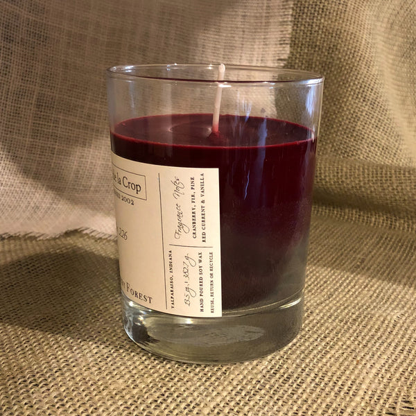 Soy Candle - Cranberry Forest - Zero Waste - Non-Toxic side
