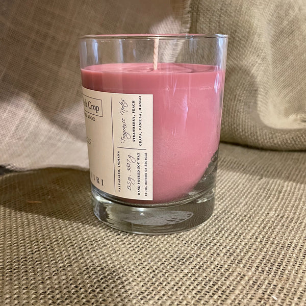 Soy Candle - Daiquiri - Strawberry - Non-Toxic - Safe side
