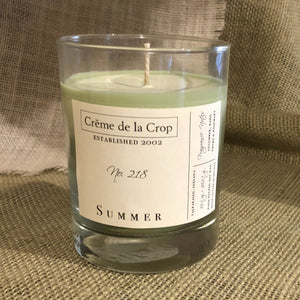 soy candle - summer - cucumber & basil 100% Soy Wax, Hand-Poured Candles - 13.5ozFragrance Notes:Cucumber, Clover, Basil, Green Leaves, Thyme, Honeydew Melon, Moss, Basil, and Rosemary, Essential Oils front