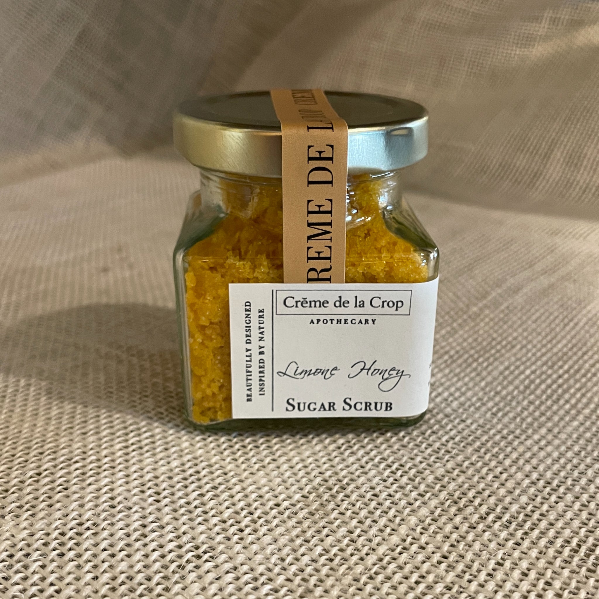 limone honey- sugar scrub- front