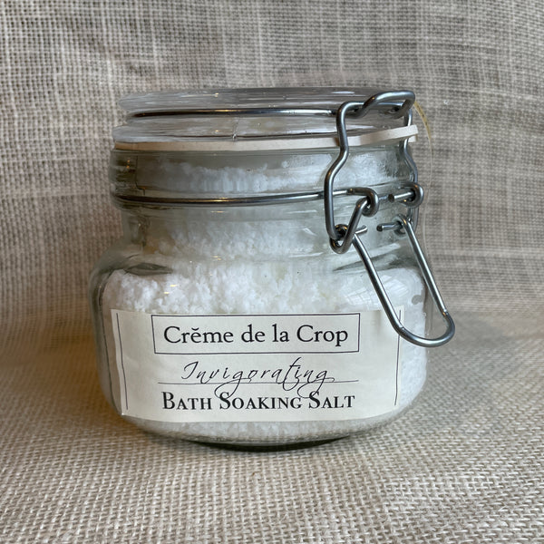 Bath Soaking Salts - Epsom Salt, Dead Sea Salt, Essential Oils Invigorate (Peppermint &amp; Eucalyptus)Relax and pamper yourself with our beautifully crafted bath-soaking salts. front