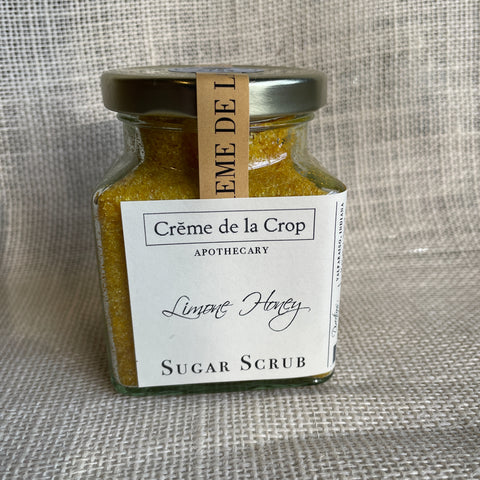 limone honey- sugar scrub- front